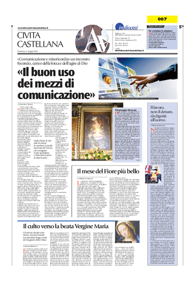 Avvenire - pagina diocesana del 08/05/2016